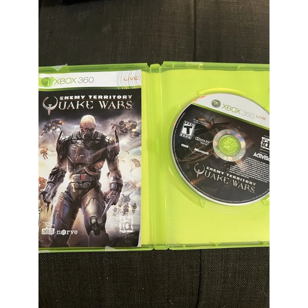 Enemy Territory: Quake Wars (Microsoft Xbox 360) CIB Complete In‎ EX Condition